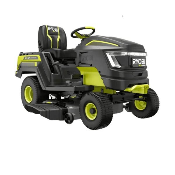 Ryobi 80V HP Brushless 42 in. Battery Electric Cordless Riding Lawn Tractor with 80V 10Ah Batteries and Charger